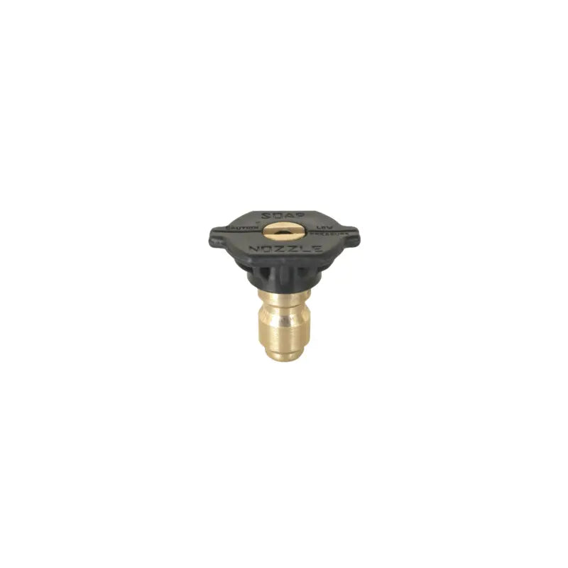 65° 1/4" Quick Connect Chemical Pressure Washer Brass Nozzle - 4.0 Orifice