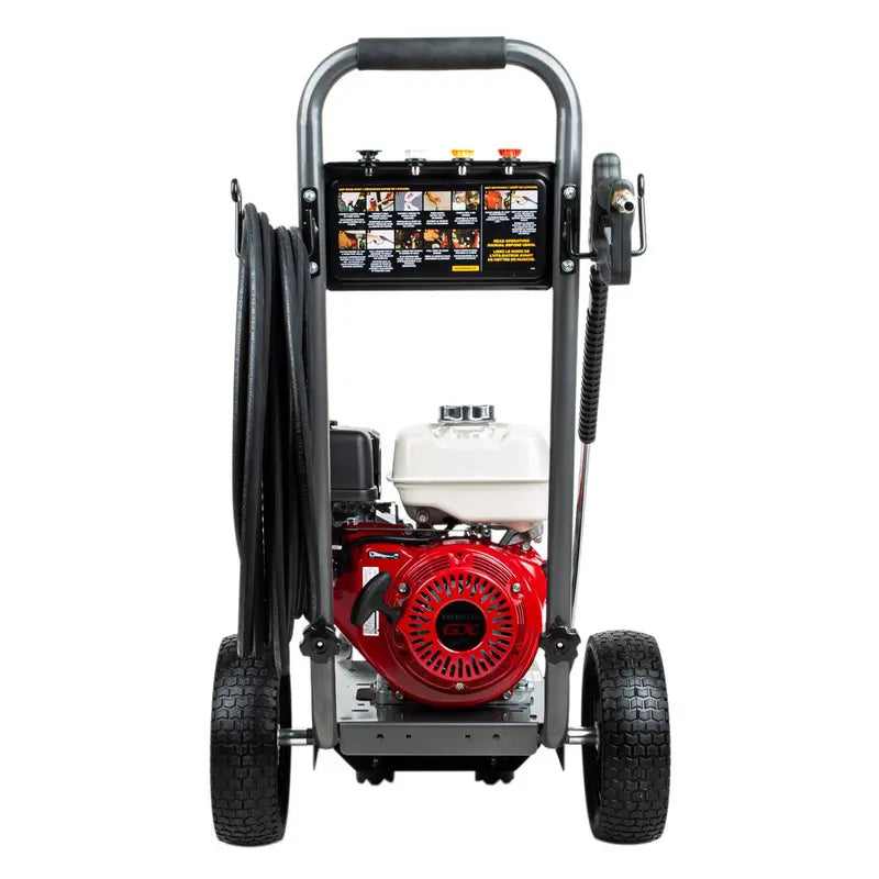Nettoyeur haute pression à essence de 3 800 PSI - 3,5 GPM avec moteur Honda GX270 et pompe AR Triplex
