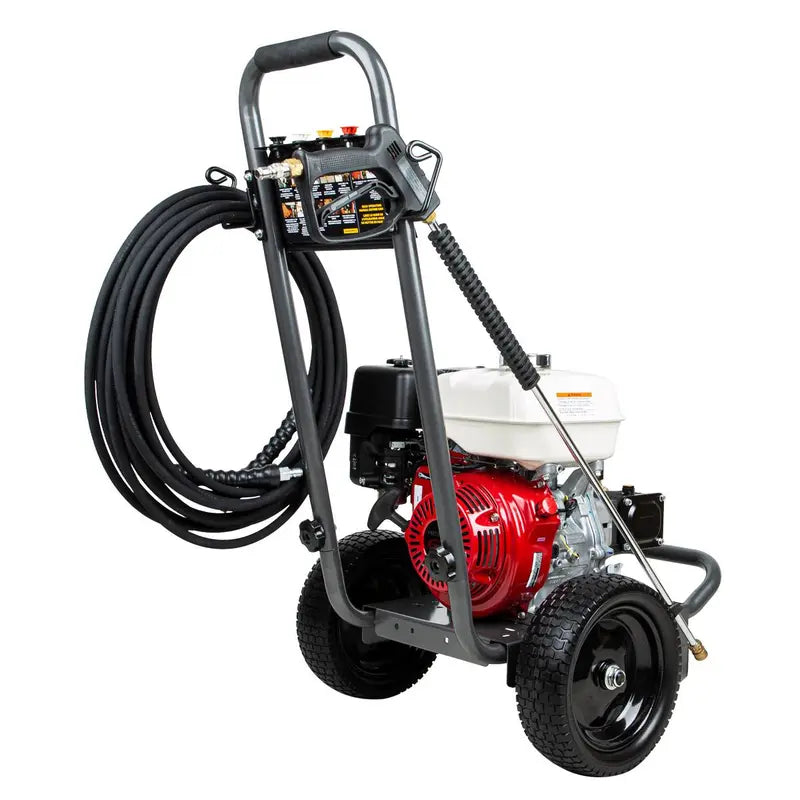 Nettoyeur haute pression à essence de 3 800 PSI - 3,5 GPM avec moteur Honda GX270 et pompe AR Triplex