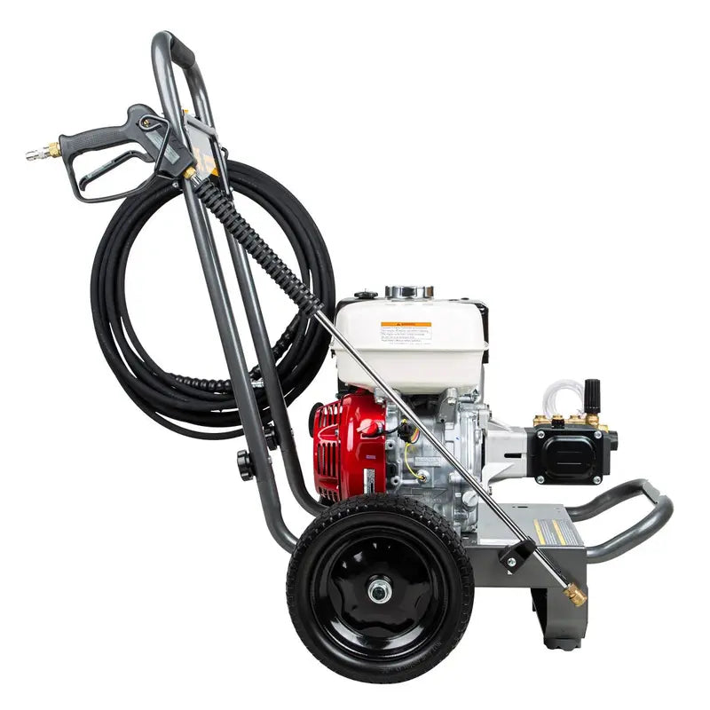 Nettoyeur haute pression à essence de 3 800 PSI - 3,5 GPM avec moteur Honda GX270 et pompe AR Triplex