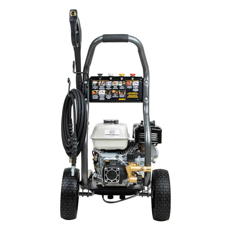Nettoyeur haute pression à essence de 3 200 PSI - 2,8 GPM avec moteur Honda GX200 et pompe AR Triplex