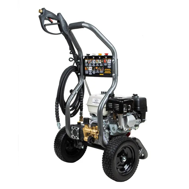 Nettoyeur haute pression à essence de 3 200 PSI - 2,8 GPM avec moteur Honda GX200 et pompe AR Triplex