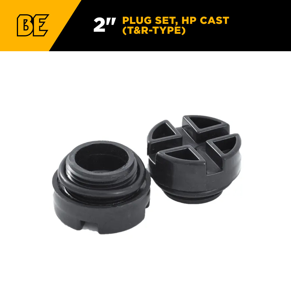 PLUG SET,2"HP CAST (T&R-TYPE)