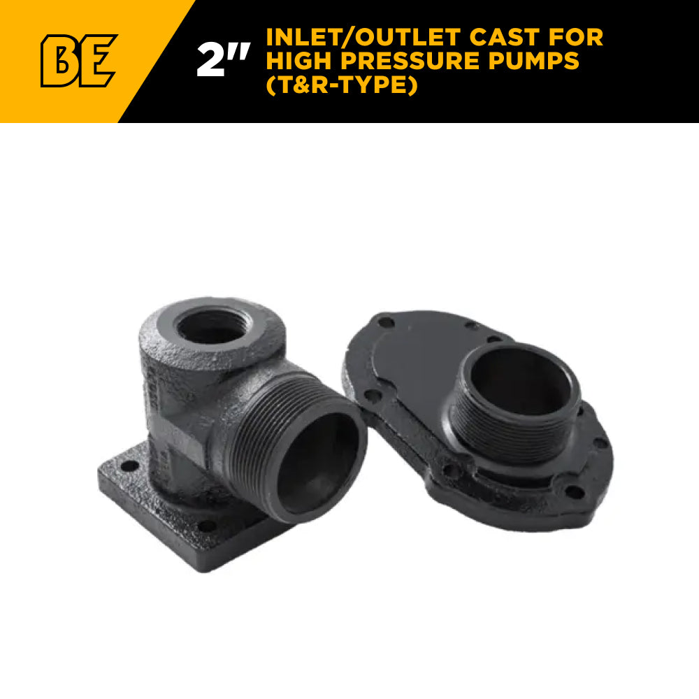 ENTRÉE/SORTIE, 2" HP CAST (TYPE T&R)