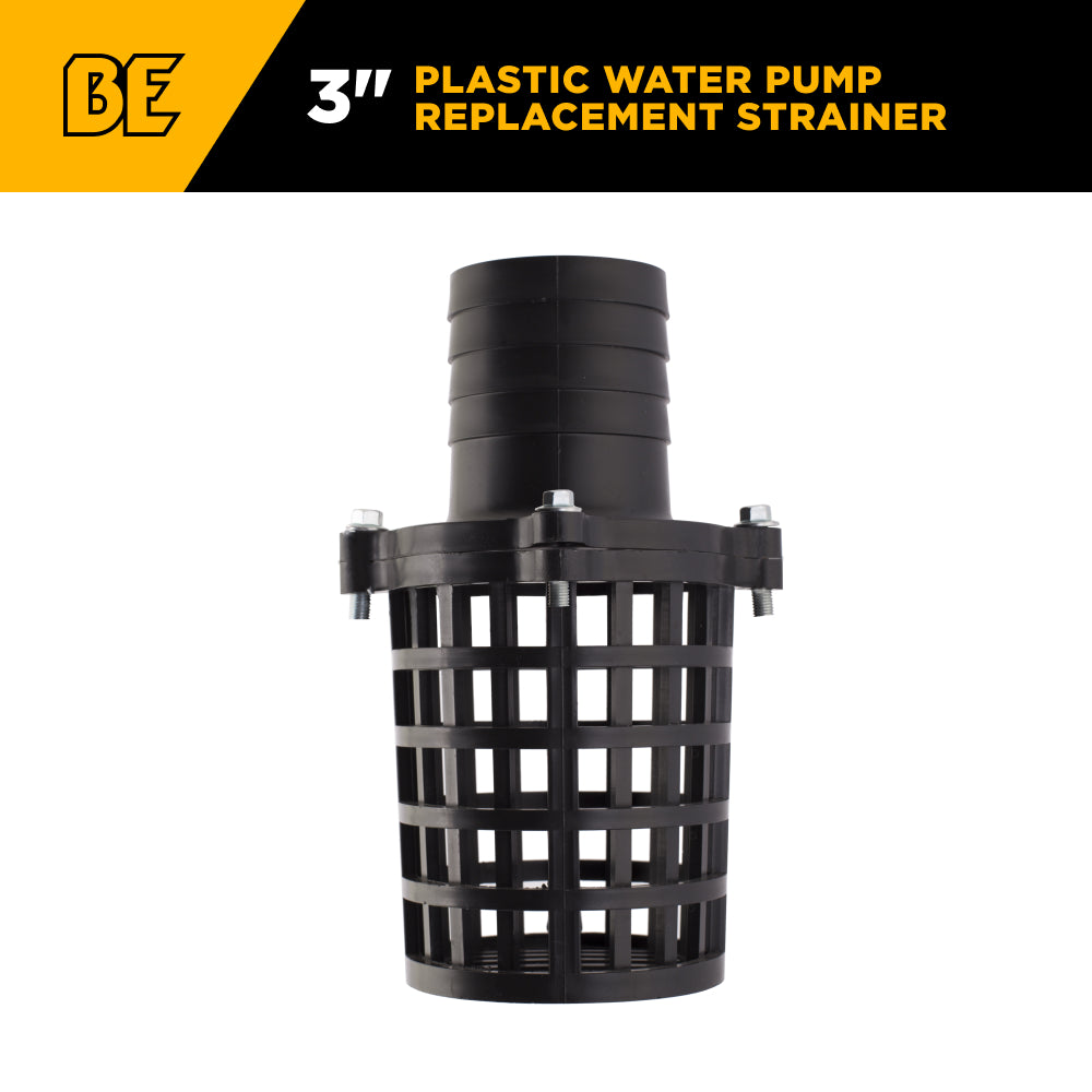3" Plastic Water Pump Replacement Strainer