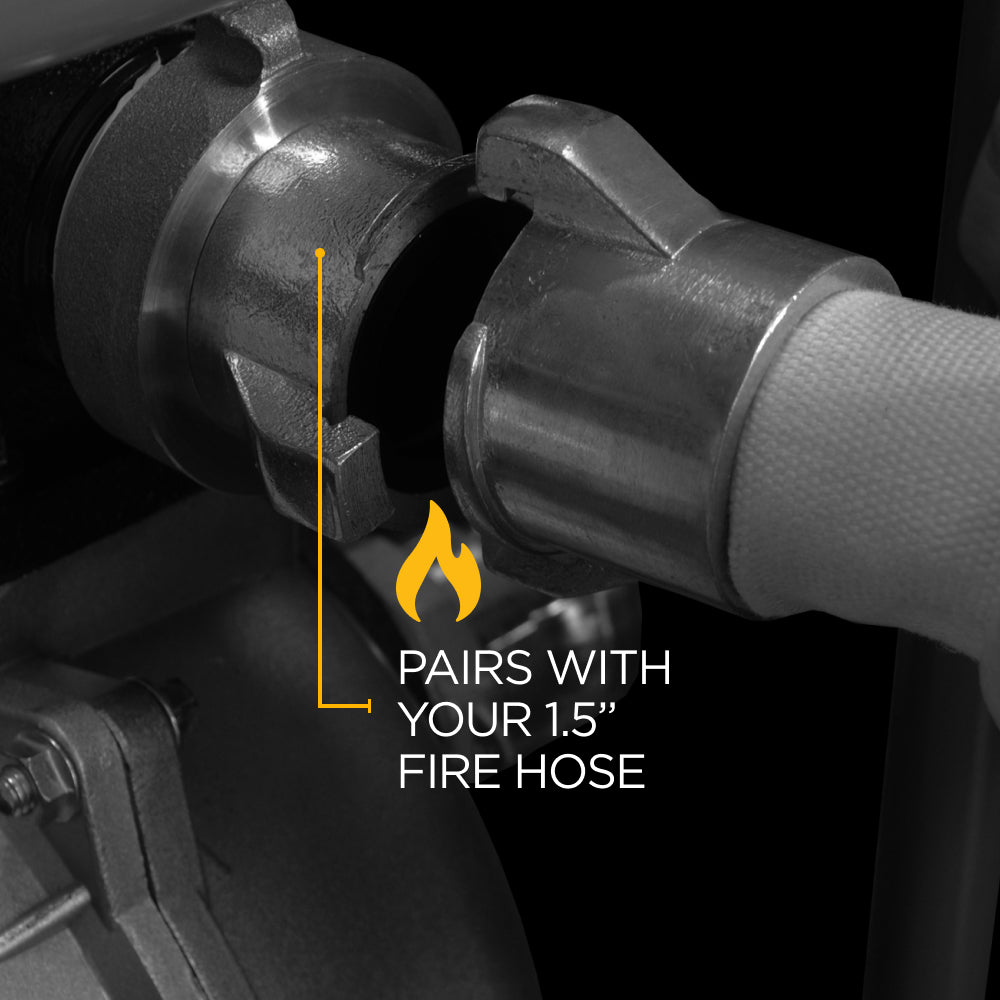 ADAPTATEUR, TUYAU D'INCENDIE, 1,5" MNPT