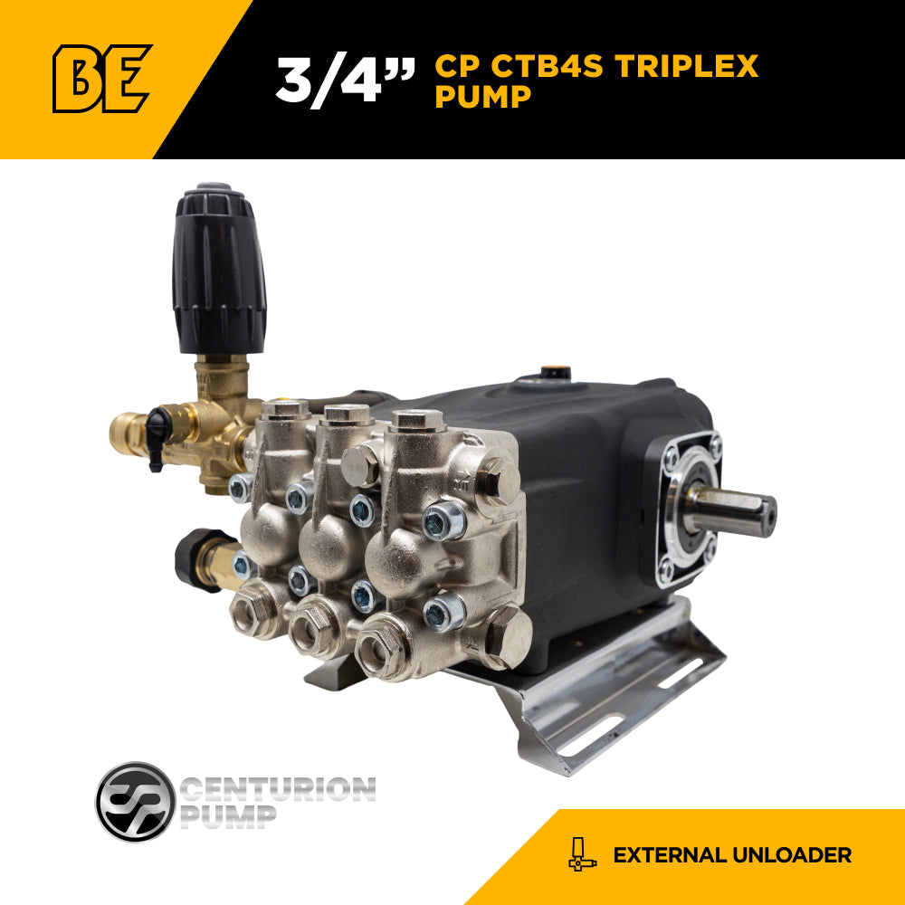 Centurion P8 Belt Drive Triplex 3500 PSI 5.5 GPM Pressure Washer Bare Pump – 85.120.190B
