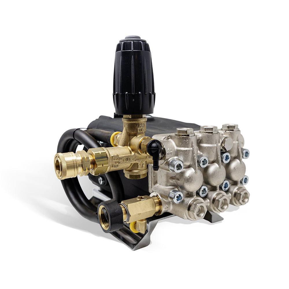 Centurion P8 Belt Drive Triplex 3500 PSI 5.5 GPM Pressure Washer Bare Pump – 85.120.190B