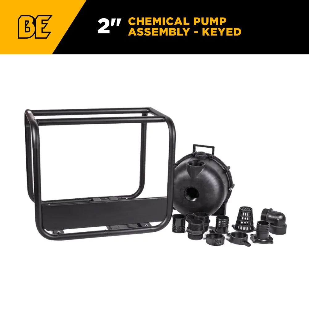 ENSEMBLE POMPE 2" À CLAVETTE CHIMIQUE