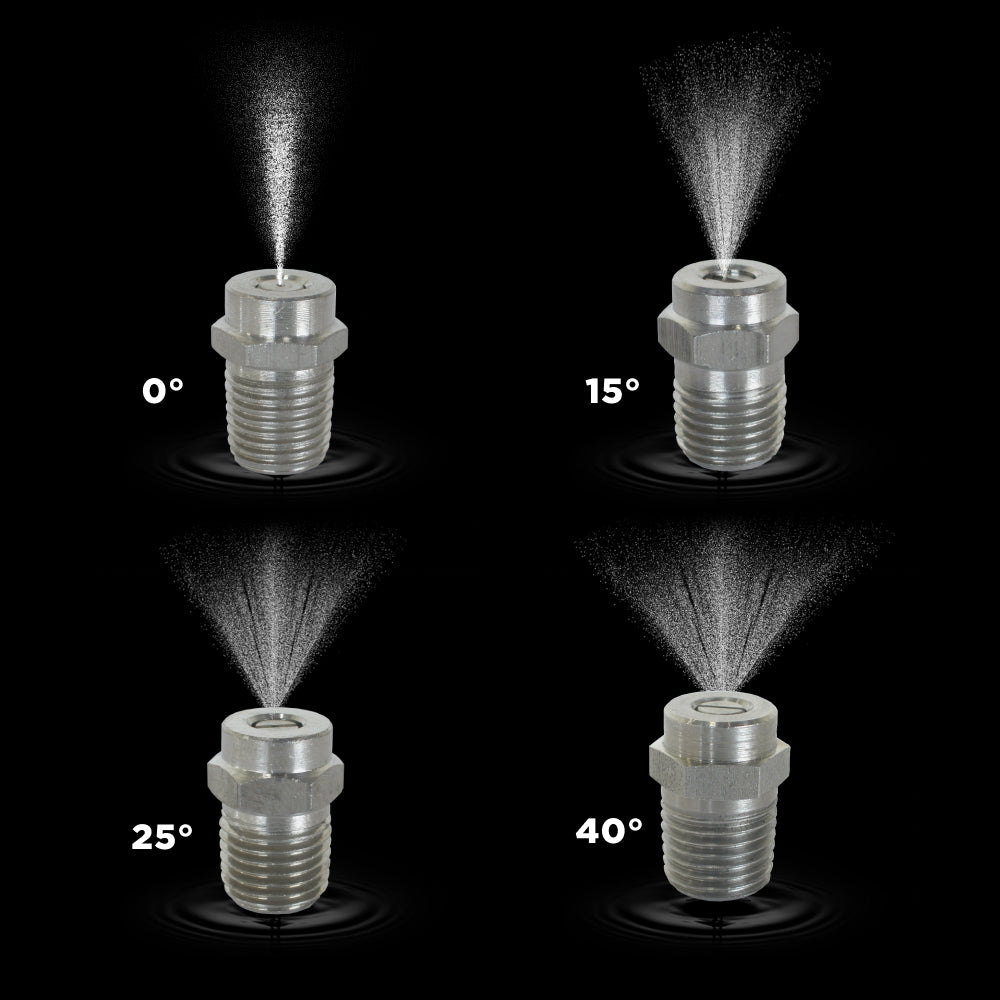 0° 1/4" MEG Spray Pressure Washer Nozzle - 5.5 Orifice