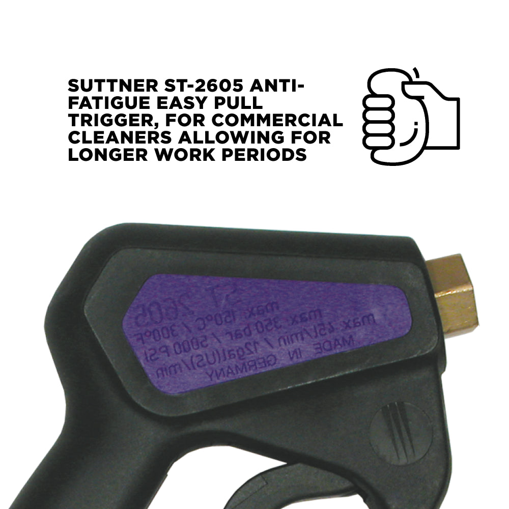 Pistolet de pulvérisation pour nettoyeur haute pression à traction facile