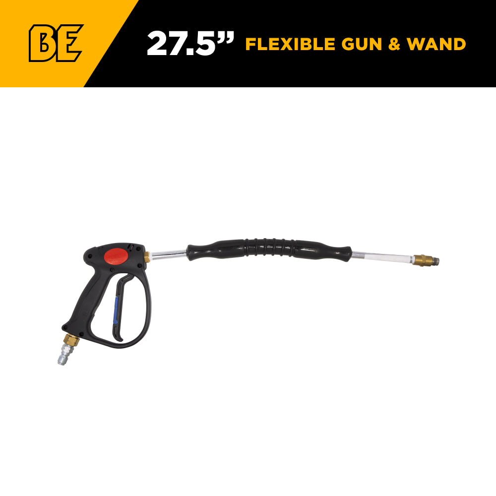 Ensemble de baguette flexible de 27,5 po avec pistolet pulvérisateur anti-fuite