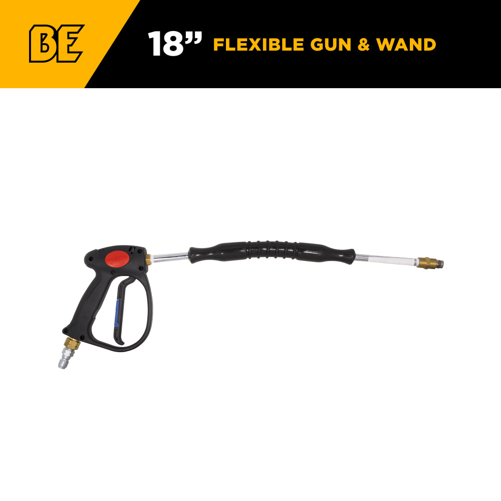 Ensemble de baguette flexible de 27,5 po avec pistolet pulvérisateur anti-fuite