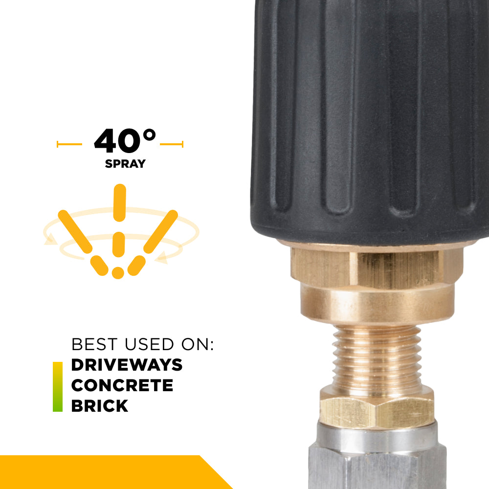 Rotary Pressure Washer Nozzle - 4.5 Orifice