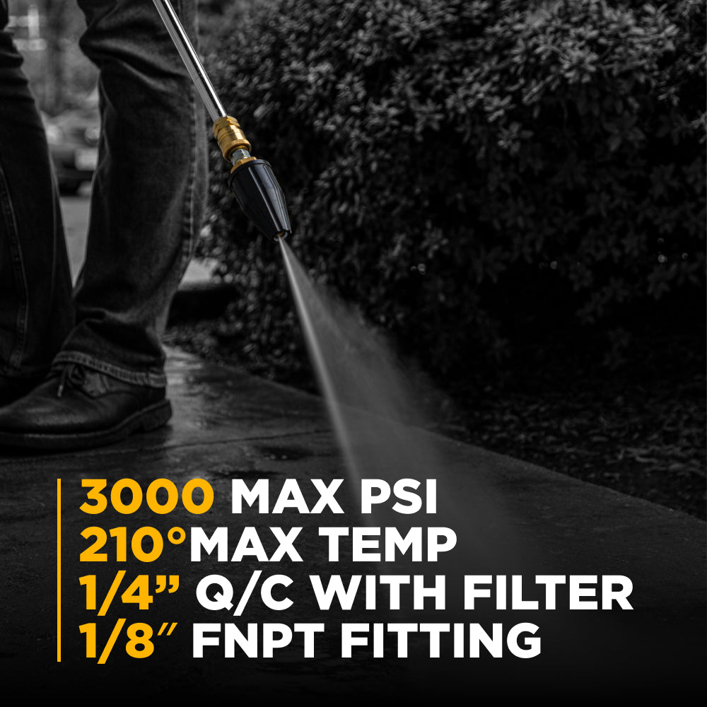 Rotating Pressure Washer Nozzle