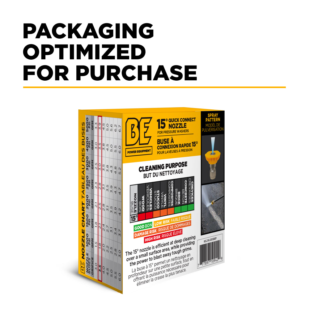 BUSE, Q/C 15 DEG-035 PKG