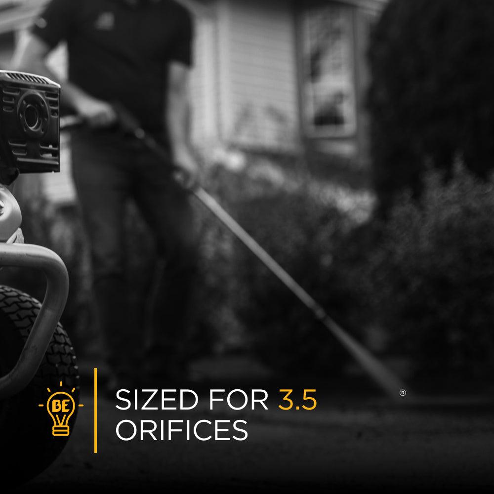 40° 1/4" MEG Spray Pressure Washer Nozzle - 3.5 Orifice