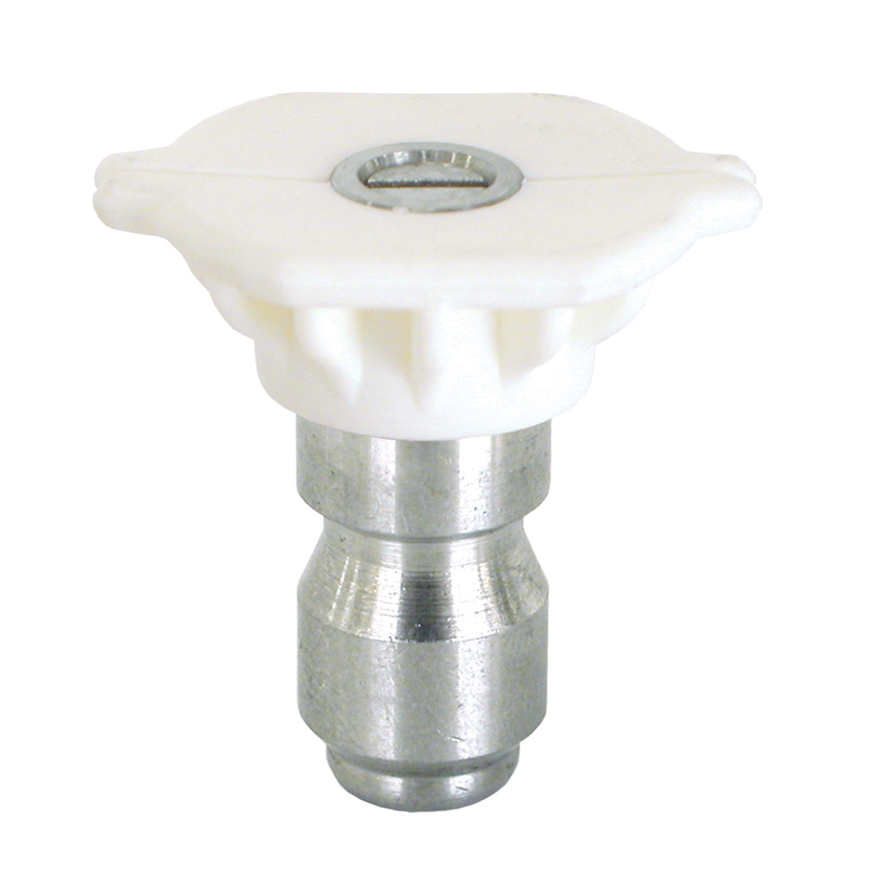 40° Quick Connect Spray Pressure Washer White Nozzle - 4.0 Orifice