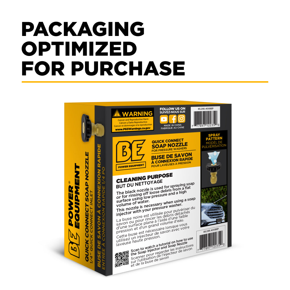 4.0 Quick Connect Chemical (Soaper) Nozzle 65°