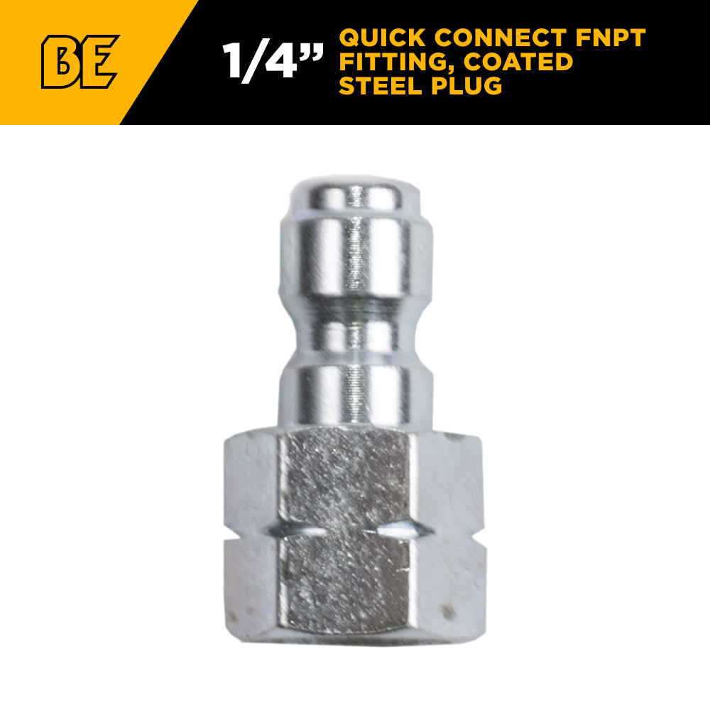 1/4" FNPT Fitting – Coated Steel