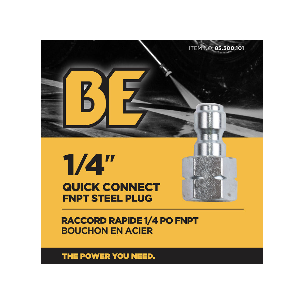 1/4" FNPT Fitting – Coated Steel