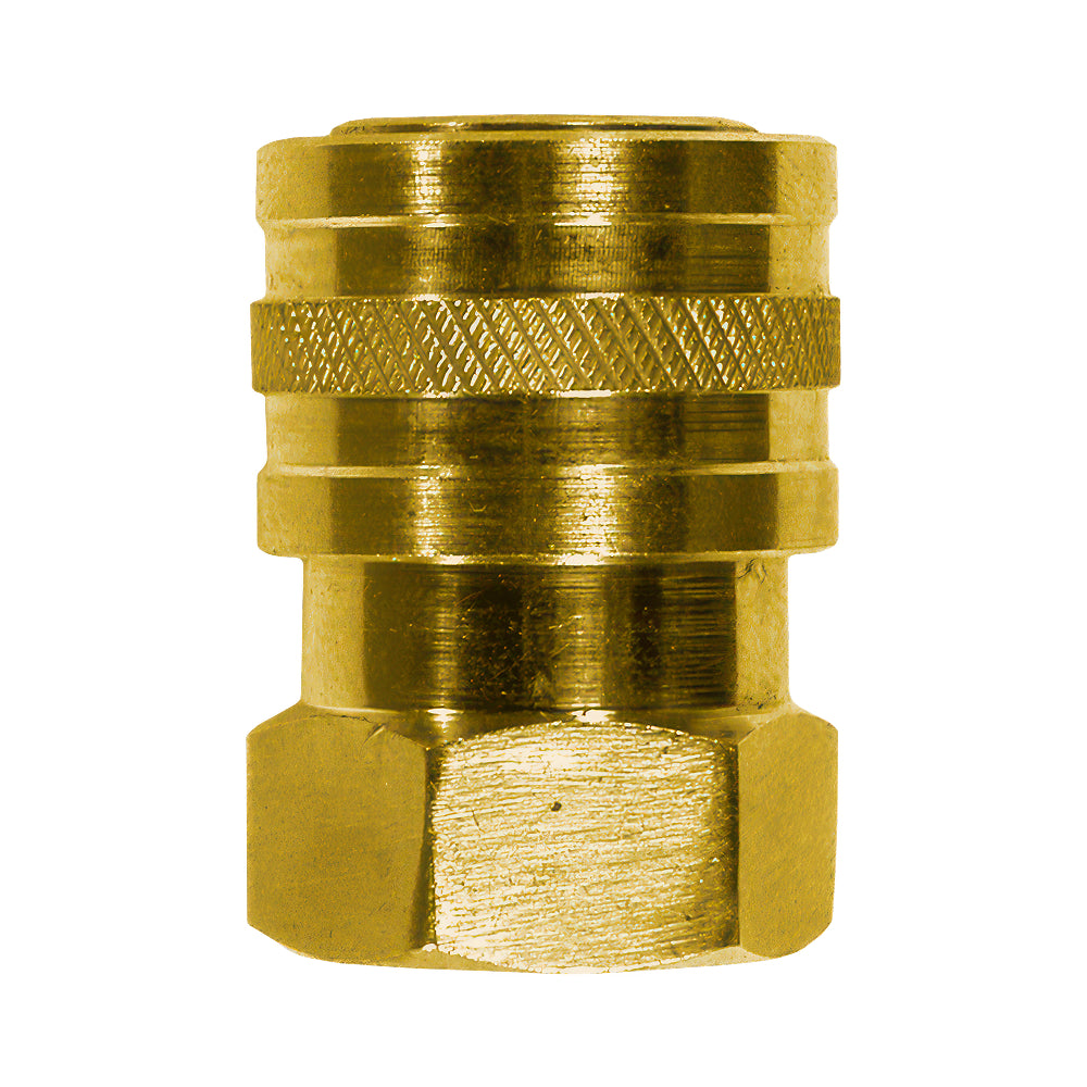 3/8" Quick Connect FNPT Fitting – Brass Coupler