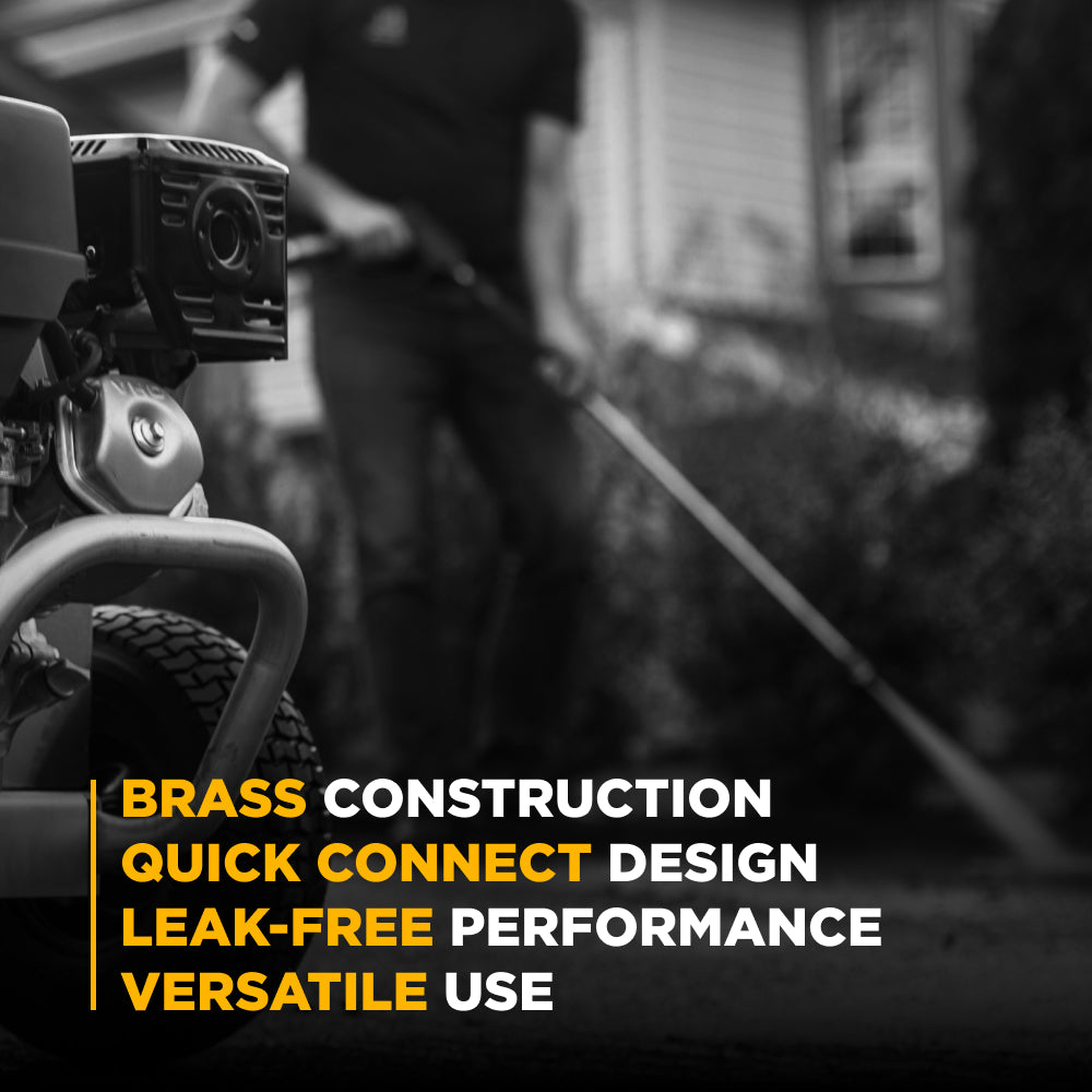 Coupleur rapide en laiton MNPT 1/4"