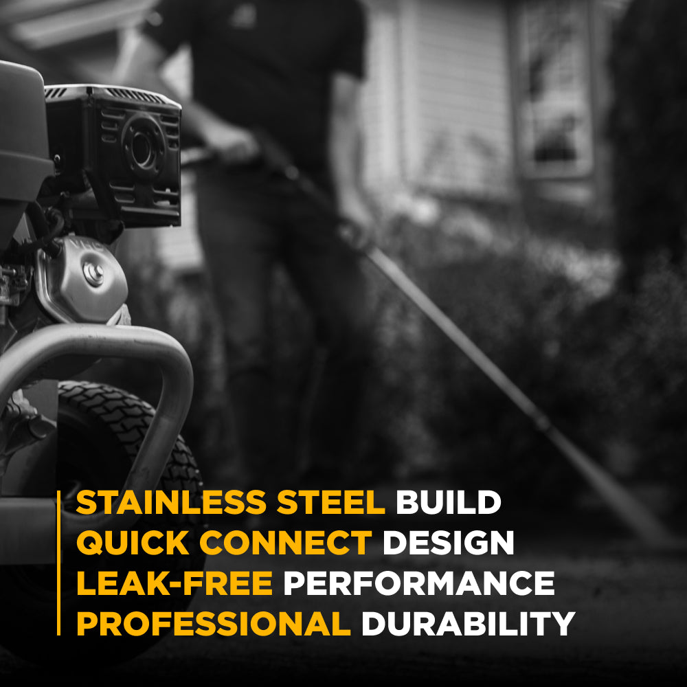 1/4" Quick Connect MNPT Stainless Steel Coupler