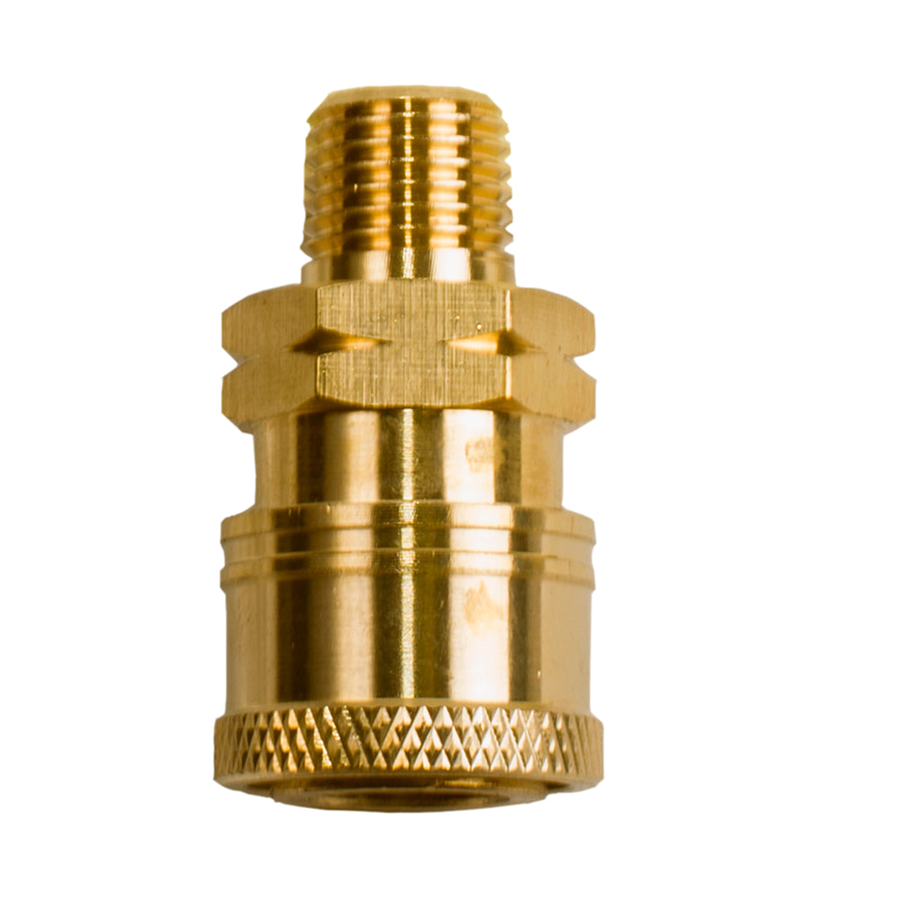 10-Pack Brass Quick Connect Couplers For Karcher/Landa Pressure Washers - 3/8" 4000 PSI