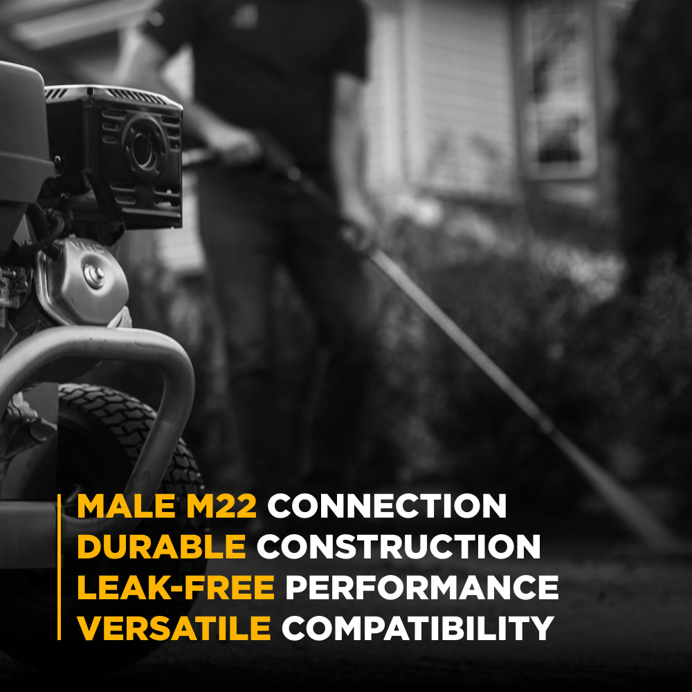 COUPLEUR; M22Mx3/8"QC, EN BOÎTE