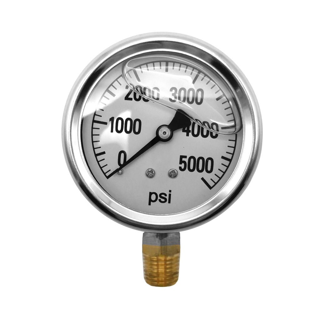Stainless Steel Glycerin Pressure Gauge