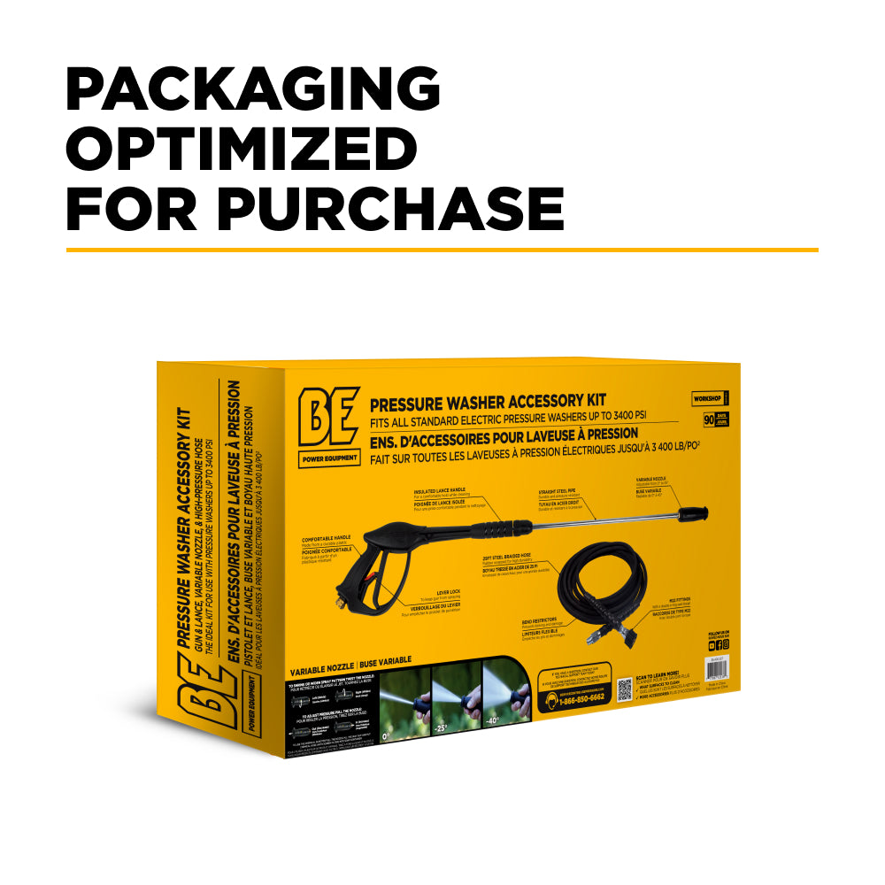 36" Pressure Washer Accessory Kit