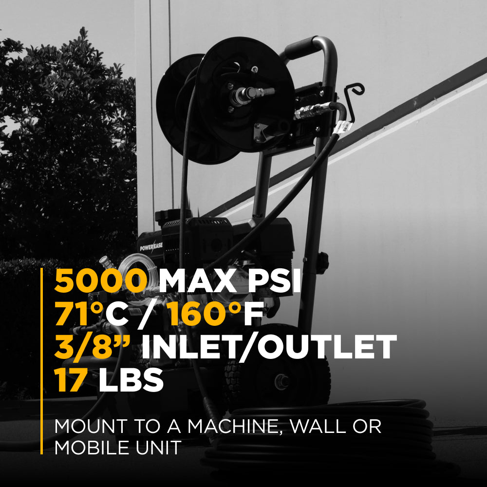 100' High Pressure Hose Reel Kit with Whip Hose