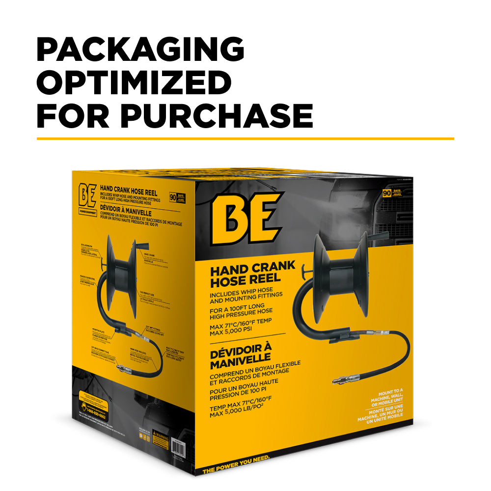 50' Hose Reel Kit with Hand Crank