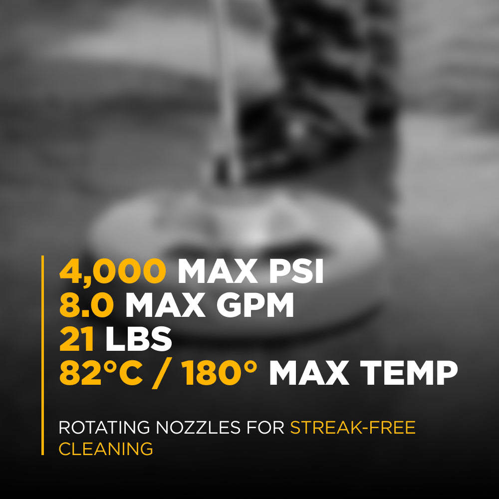 16" Whirl-A-Way Pressure Washer Surface Cleaner