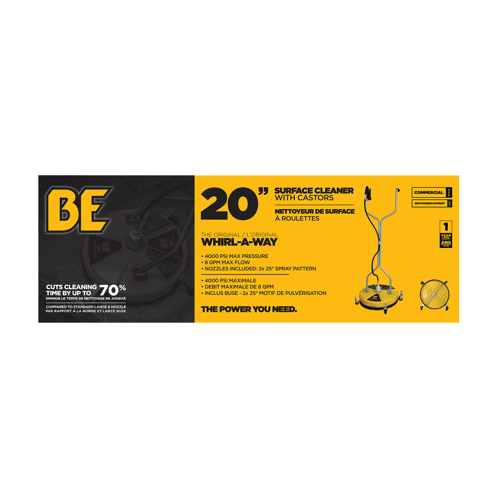 WHIRL-A-WAY 20" JAUNE