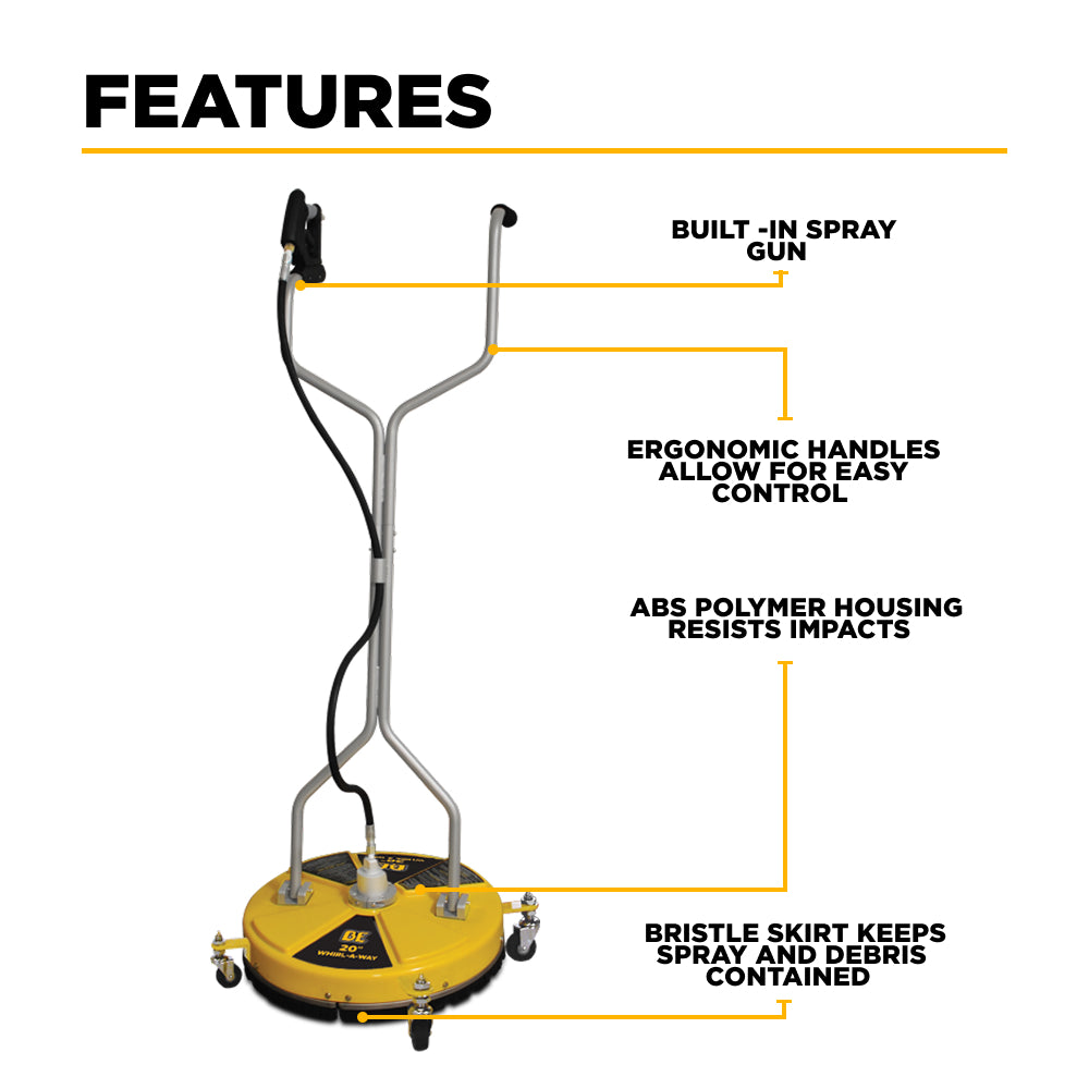 WHIRL-A-WAY 20" JAUNE