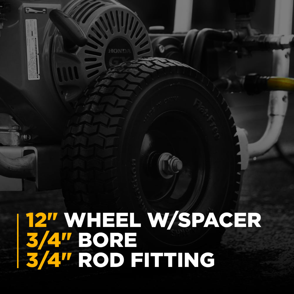 Economy Wheel, 12" w/Spacer