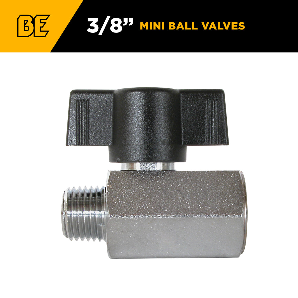 Mini-vannes à boisseau sphérique 3/8"