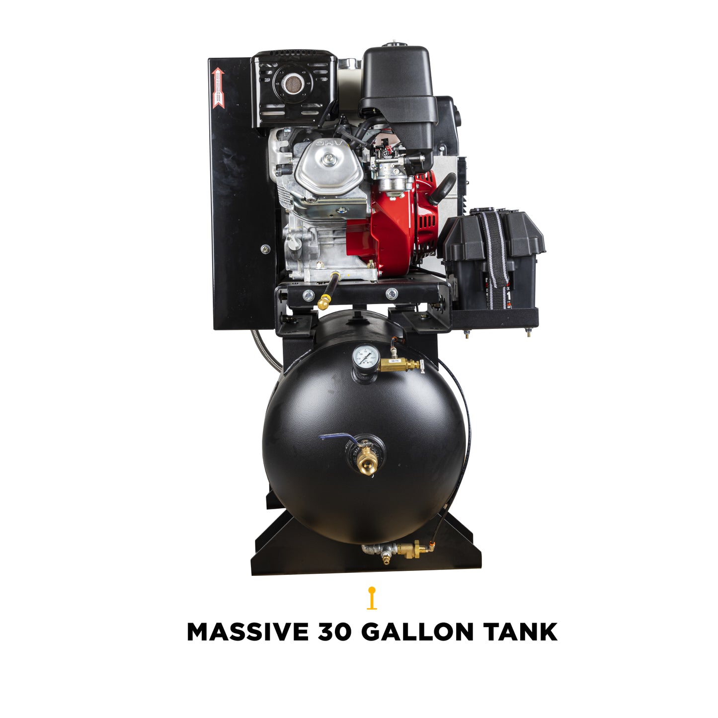 Compresseur d'air à gaz/soudeur/générateur 19 CFM à 175 PSI avec moteur Honda GX390