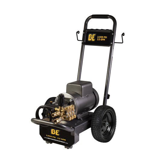 2,000 PSI 3.5 GPM 5.0 HP Electric Pressure Washer with Baldor Motor and AR Triplex Pump - B205EA