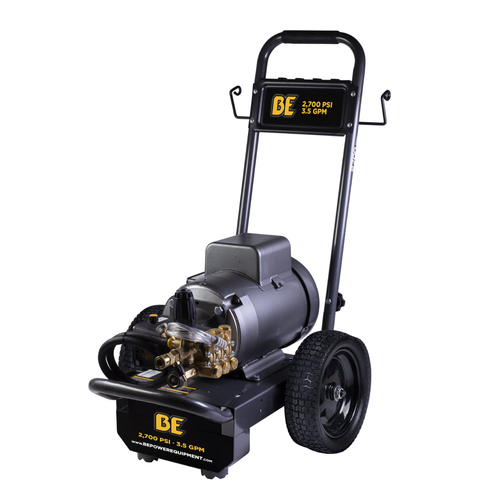 Nettoyeur haute pression électrique de 2 700 PSI - 3,5 GPM avec moteur Baldor et pompe AR Triplex