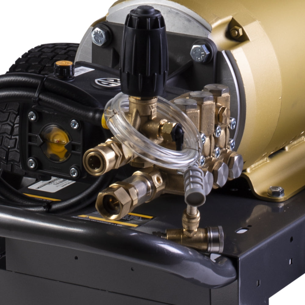 Nettoyeur haute pression électrique de 3 000 PSI - 4,5 GPM avec moteur Baldor et pompe AR Triplex