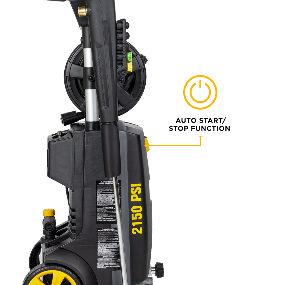 Nettoyeur haute pression électrique 2 150 PSI - 1,6 GPM avec moteur Powerease et pompe axiale AR