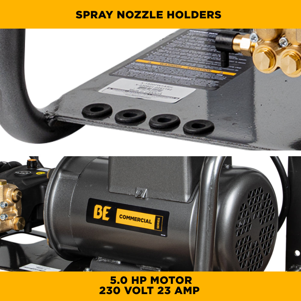 2,000 PSI 4.0 GPM 5.0 HP Electric Pressure Washer with Baldor Motor and AR Triplex Pump - X-2050FW1A