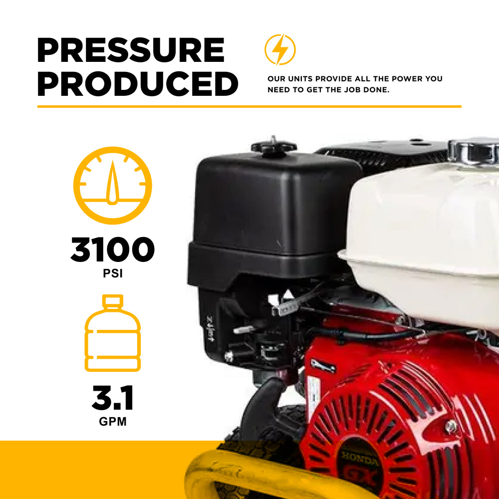 3,100 PSI 3.1 GPM Cold Water Gas Pressure Washer - B3165HACS