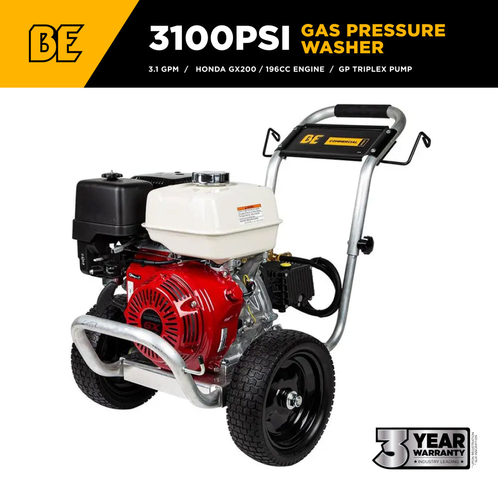 3,100 PSI 3.1 GPM Cold Water Gas Pressure Washer - B3165HAGS