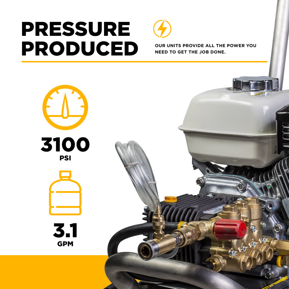 3,100 PSI 3.1 GPM Cold Water Gas Pressure Washer - B3165HSCS