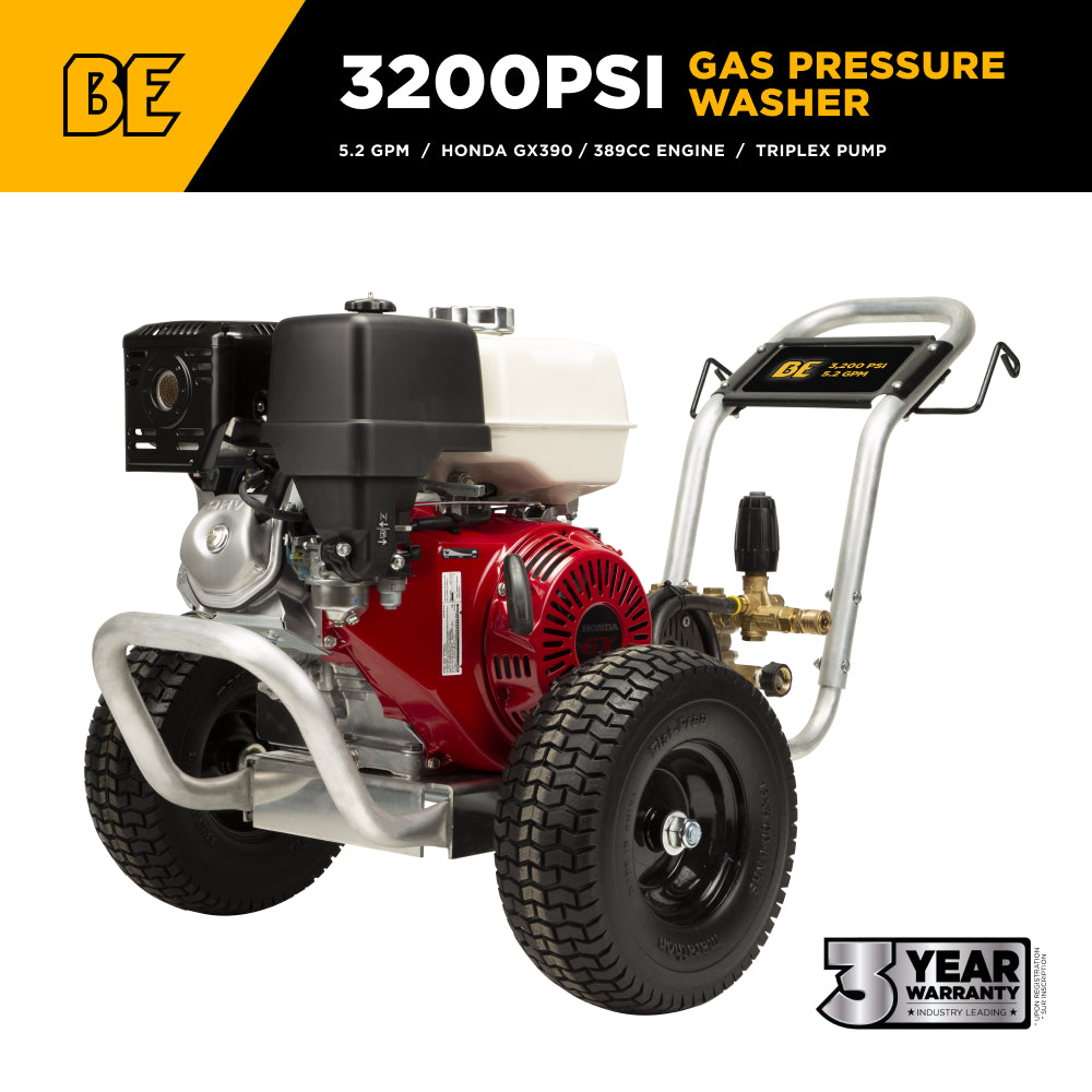 3,200 PSI 5.2 GPM Cold Water Gas Pressure Washer - B3213HABCS