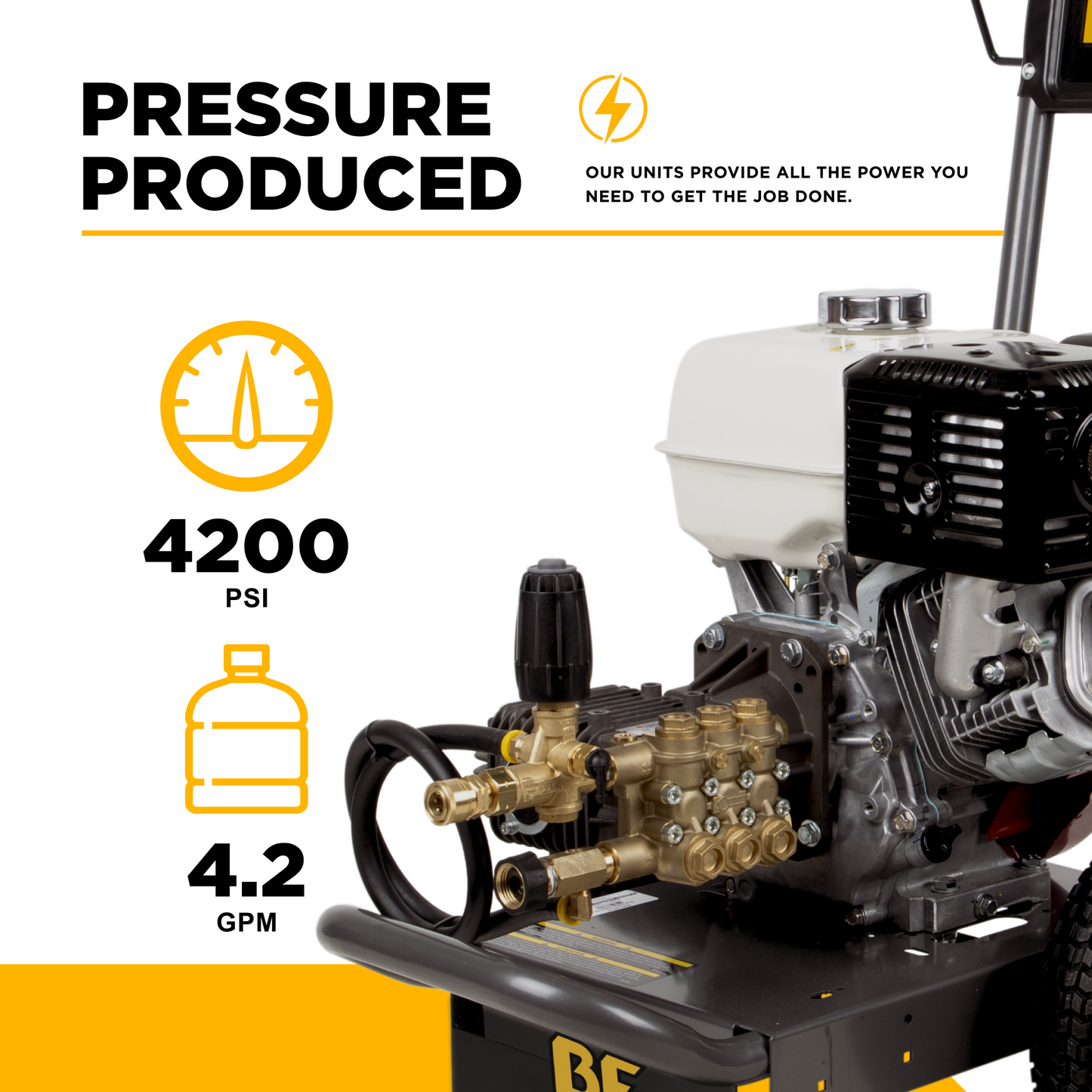 3,200 PSI 5.2 GPM Cold Water Gas Pressure Washer - B3213HCS
